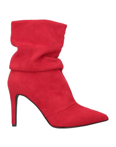 Nila & Nila Woman Ankle Boots Red Size 10 Textile Fibers
