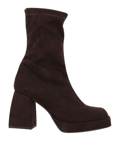 Nila & Nila Woman Ankle Boots Dark Brown Size 6 Soft Leather