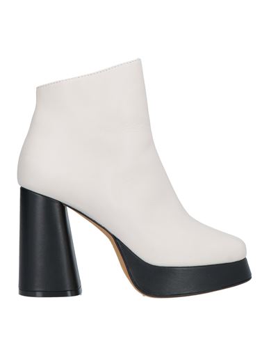 Roberto Festa Woman Ankle Boots Beige Size 9 Soft Leather