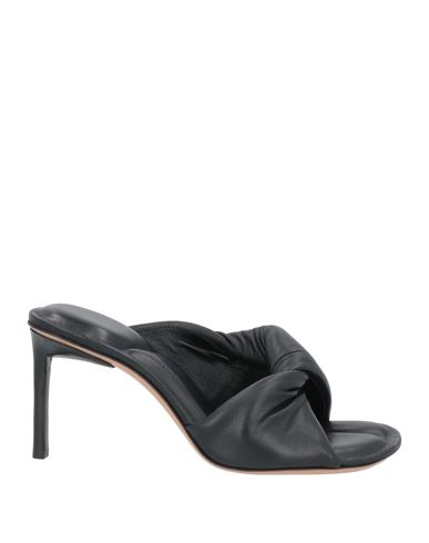 Jacquemus Woman Sandals Black Size 5 Soft Leather