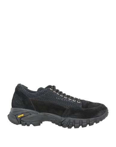 Diemme Woman Sneakers Black Size 7 Soft Leather, Textile Fibers