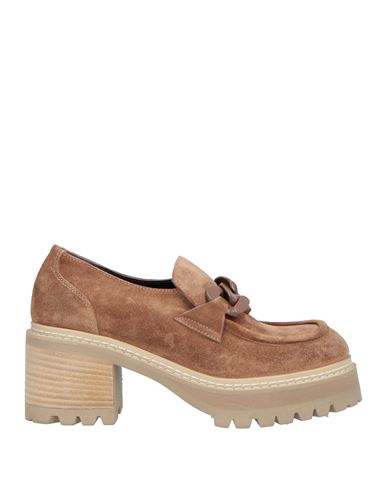 Laura Bellariva Woman Loafers Brown Size 8 Soft Leather