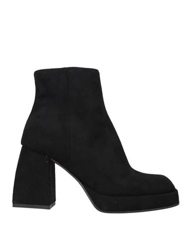 Nila & Nila Woman Ankle Boots Black Size 9 Textile Fibers