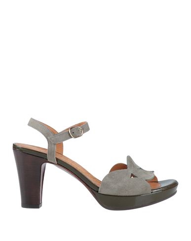 Chie Mihara Woman Sandals Grey Size 11 Soft Leather