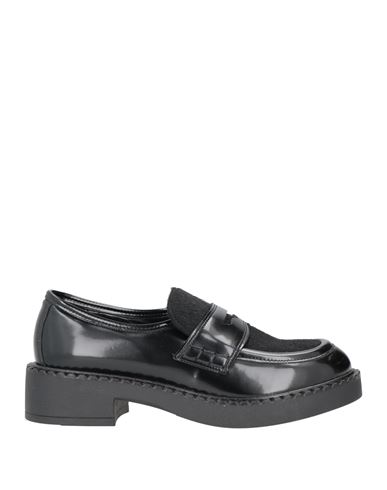 Nila & Nila Woman Loafers Black Size 7 Textile Fibers