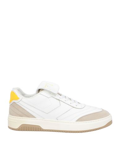 Shop Pantofola D'oro Man Sneakers White Size 9 Calfskin, Textile Fibers