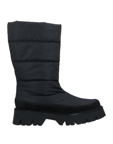 Pedro Garcia Pedro García Woman Ankle Boots Black Size 8 Textile Fibers, Leather