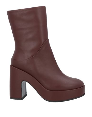 Eqüitare Equitare Woman Ankle Boots Burgundy Size 10 Soft Leather In Red