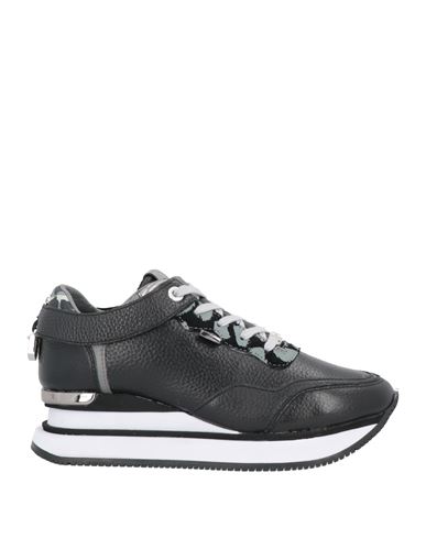 Apepazza Woman Sneakers Black Size 10 Calfskin
