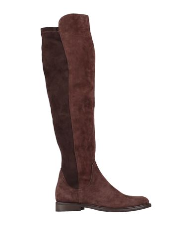 Nila & Nila Woman Knee Boots Cocoa Size 10 Soft Leather In Brown