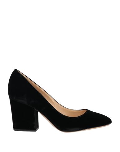 Shop Sergio Rossi Woman Pumps Black Size 9 Textile Fibers
