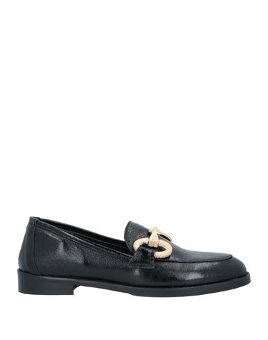 Nila & Nila Woman Loafers Black Size 6 Soft Leather