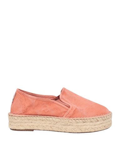 Shop Natural World Woman Espadrilles Rust Size 8 Organic Cotton In Red