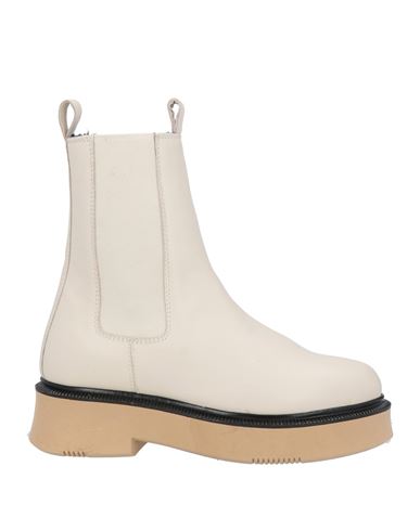 Nila & Nila Woman Ankle Boots Ivory Size 7 Soft Leather In White