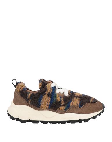 Flower Mountain Woman Sneakers Camel Size - Textile Fibers In Beige