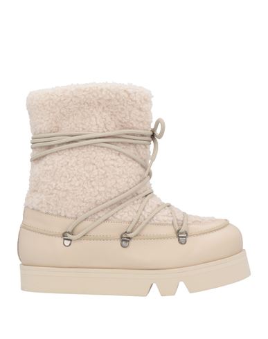 Eqüitare Equitare Woman Ankle Boots Cream Size 9 Soft Leather, Textile Fibers In Beige