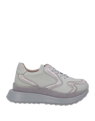 Nila & Nila Woman Sneakers Grey Size 8 Soft Leather