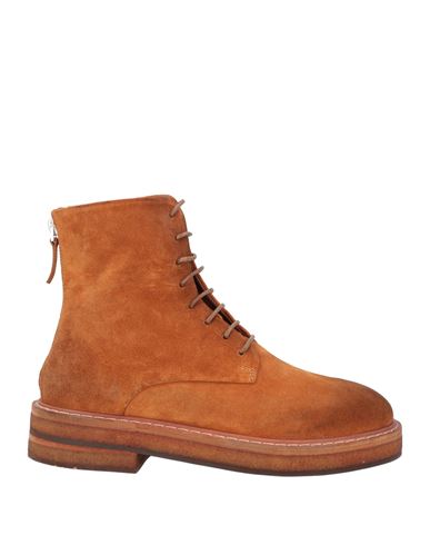Shop Marsèll Woman Ankle Boots Tan Size 7 Leather In Brown