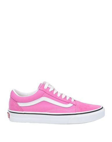 Vans Woman Sneakers Pink Size 6.5 Soft Leather, Textile Fibers
