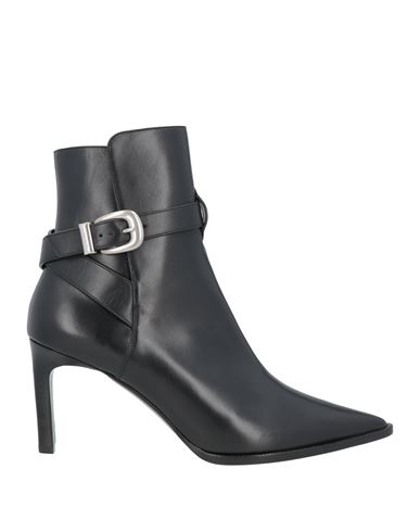 Shop Celine Woman Ankle Boots Black Size 10 Soft Leather