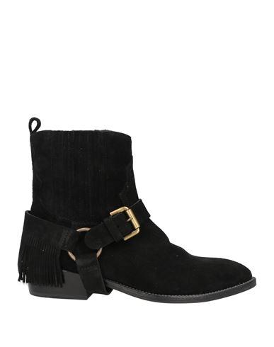 Ame Âme Woman Ankle Boots Black Size 10 Calfskin