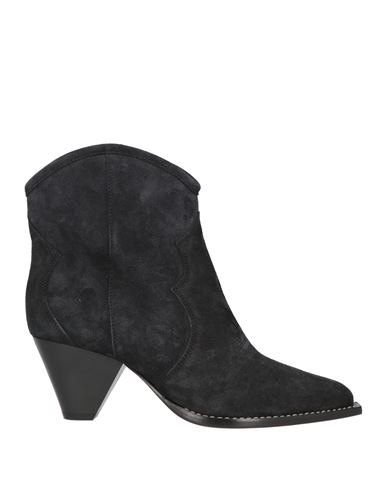 Isabel Marant Woman Ankle Boots Black Size 7 Calfskin