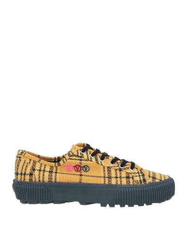 Vans Man Sneakers Yellow Size 10.5 Textile Fibers