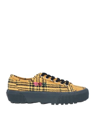 Vans Woman Sneakers Yellow Size 8.5 Textile Fibers