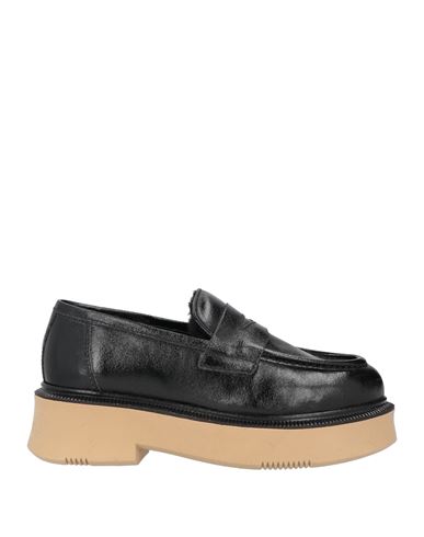 Nila & Nila Woman Loafers Black Size 6 Soft Leather