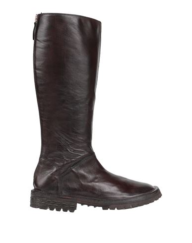 Moma Woman Knee Boots Dark Brown Size 9 Soft Leather