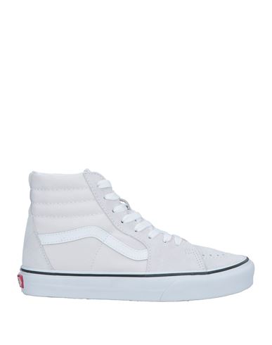 Vans Woman Sneakers White Size 7 Soft Leather, Textile Fibers