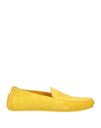 Fabi Man Loafers Yellow Size 11 Soft Leather