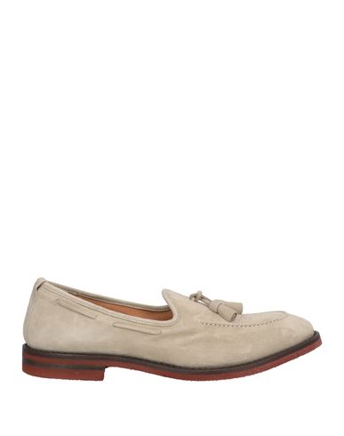 Fabi Man Loafers Light Grey Size 10 Leather In Grey