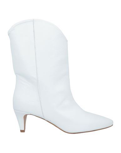 Ranyé Woman Ankle Boots White Size 6 Soft Leather
