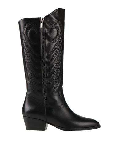 Lorenzo Mari Woman Knee Boots Black Size 8 Soft Leather