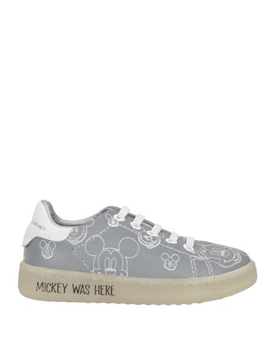 Moaconcept Babies'  Toddler Girl Sneakers Grey Size 10c Soft Leather, Textile Fibers