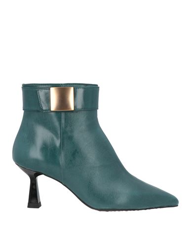 Bruno Premi Woman Ankle Boots Emerald Green Size 11 Soft Leather