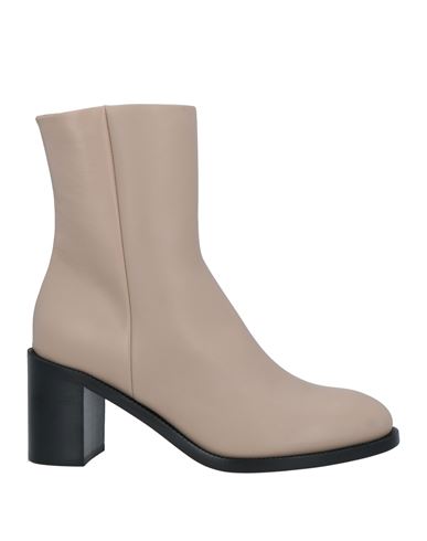 Lafayette 148 Woman Ankle Boots Beige Size 8 Soft Leather