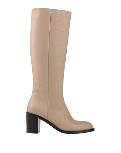 Lafayette 148 Woman Knee Boots Beige Size 10 Soft Leather