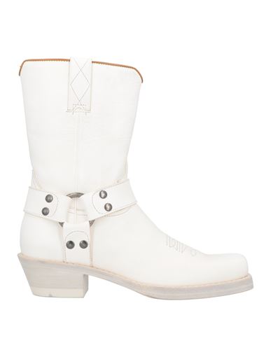 Shop Buttero Woman Ankle Boots White Size 6 Leather