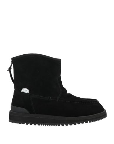 Suicoke Man Ankle Boots Black Size 9 Cow Leather, Shearling