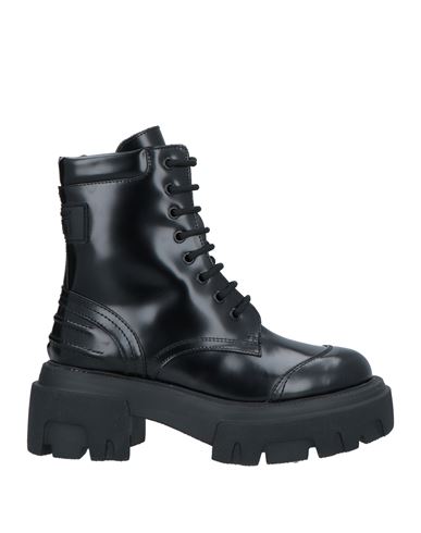 Shop Msgm Woman Ankle Boots Black Size 6 Leather