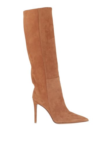 Maria Vittoria Paolillo Mvp Woman Knee Boots Camel Size 8 Soft Leather In Brown