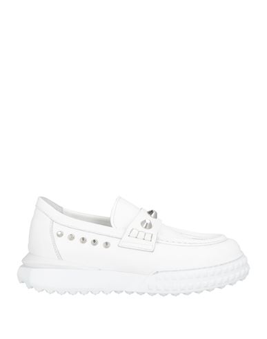 Mich E Simon Woman Loafers White Size 11 Soft Leather