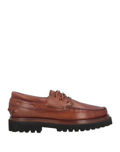 Officine Creative Italia Man Loafers Brown Size 8 Soft Leather In Brown