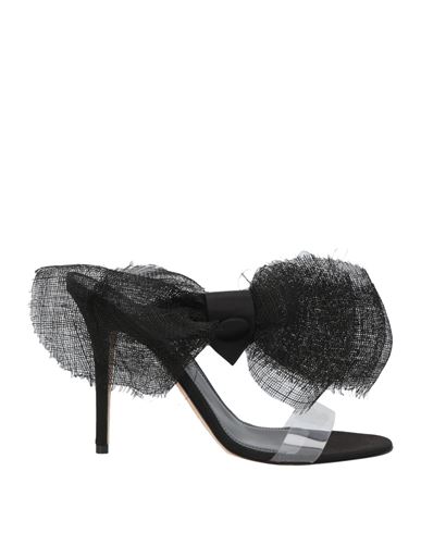 Andrea Mondin Woman Sandals Black Size 10 Textile Fibers
