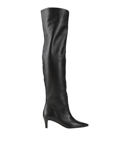 Marc Ellis Woman Knee Boots Black Size 10 Soft Leather