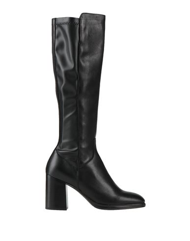 Oroscuro Woman Knee Boots Black Size 11 Calfskin