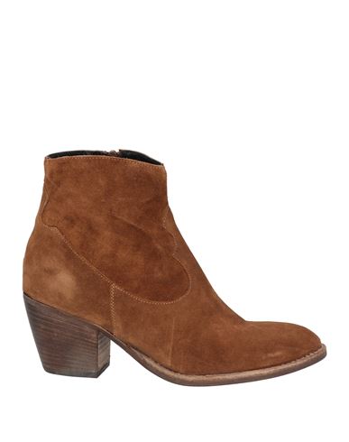 Oroscuro Woman Ankle Boots Camel Size 10 Soft Leather In Beige