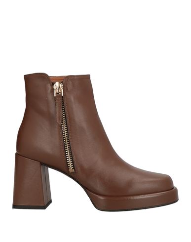Albano Woman Ankle Boots Brown Size 9 Calfskin